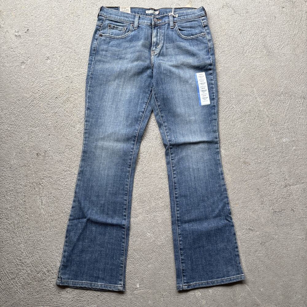 Levi's 515 Jeans Womens 6 M Stretch Mid Rise Boot Cut Medium Wash Y2k NWT New